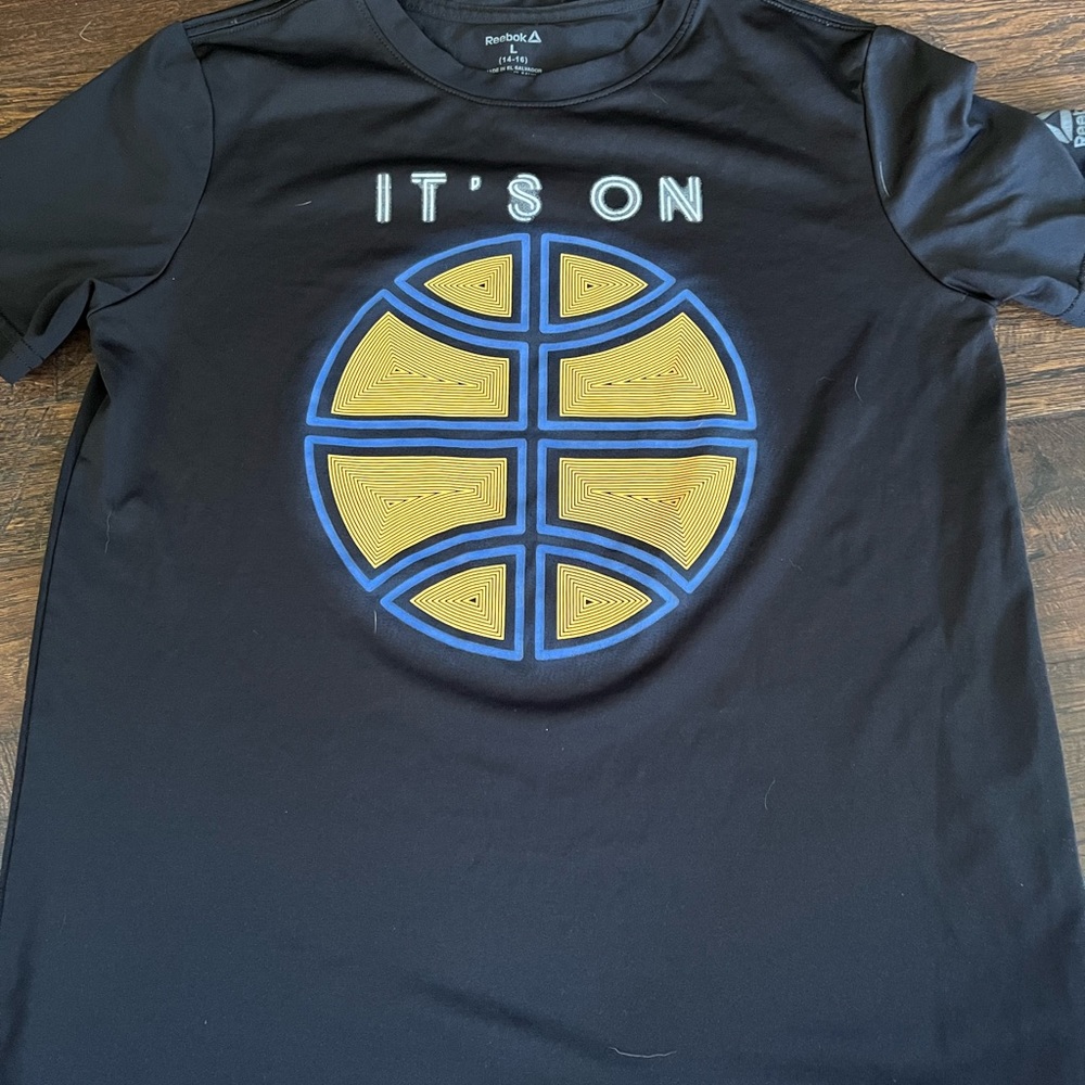 Black Reebok T- Shirt